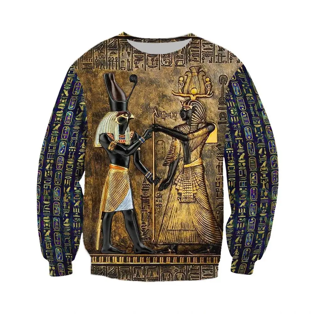 PLstar Kosmosas Paslaptingą šviesą senovės egipto Faraonas totem 3d hoodies/Palaidinukė Žiemą, rudenį, juokinga ilgai selvee streetwear-17