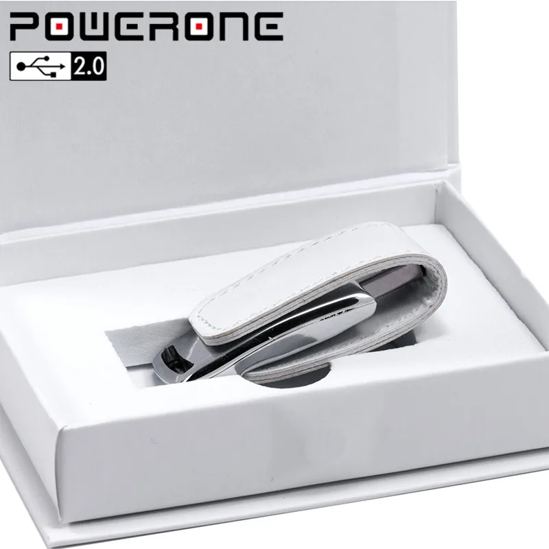 POWERONE Logotipą USB 2.0 Flash USB 64GB 32GB 4GB 8GB 16GB Pendrive Oda Usb+Dovanų Dėžutė(Virš 10vnt Nemokama Logo）