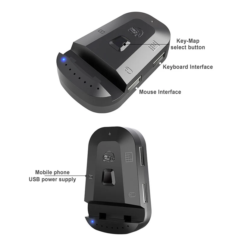 PUBG Mobiliojo Gamepad Valdiklis USB Žaidimų Klaviatūra, Pele Konverteris, Skirtas IOS 13.4 Žemiau Sistema 