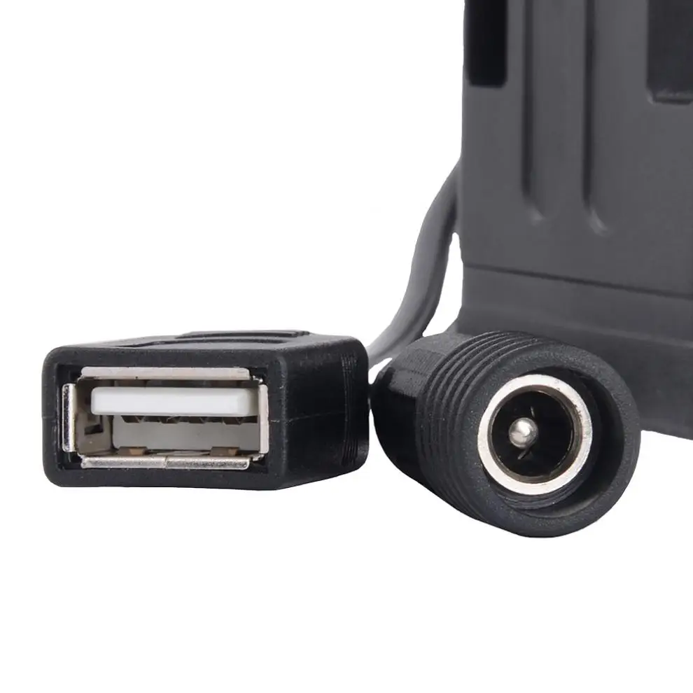 Patvarus Nešiojamas Vandeniui Baterija Atveju Dėžutė su USB Sąsaja, Parama, 4 x 18650 Baterija Dviračių LED Šviesos