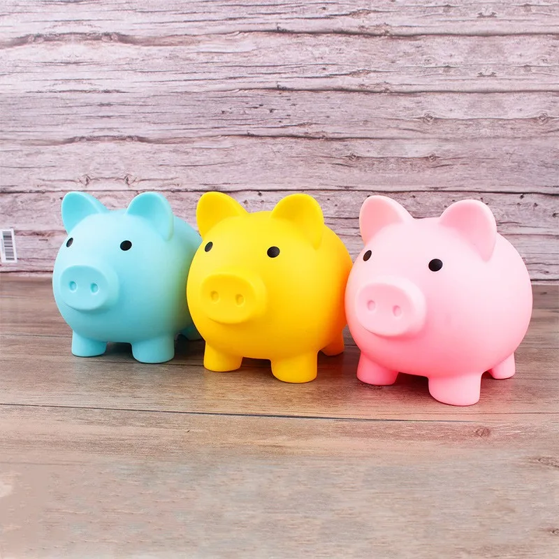 Piggy Bank Didelių Pinigų Dėžutės Vaikams Monetos Taupymo Dėžutė Vinilo Kiaulių Moneybox