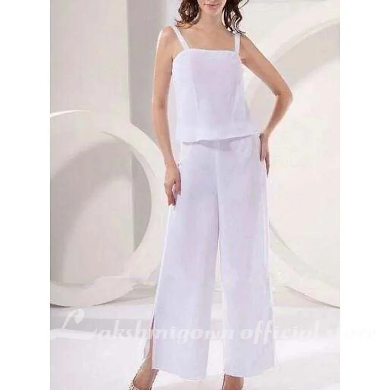 Plus Size Motina Oblubienicy Suknelė 2020 Elegantiškas Kvadratinių Kaklo Grindų Ilgio Šifono su Split Priekiniai Vestido de Madrina