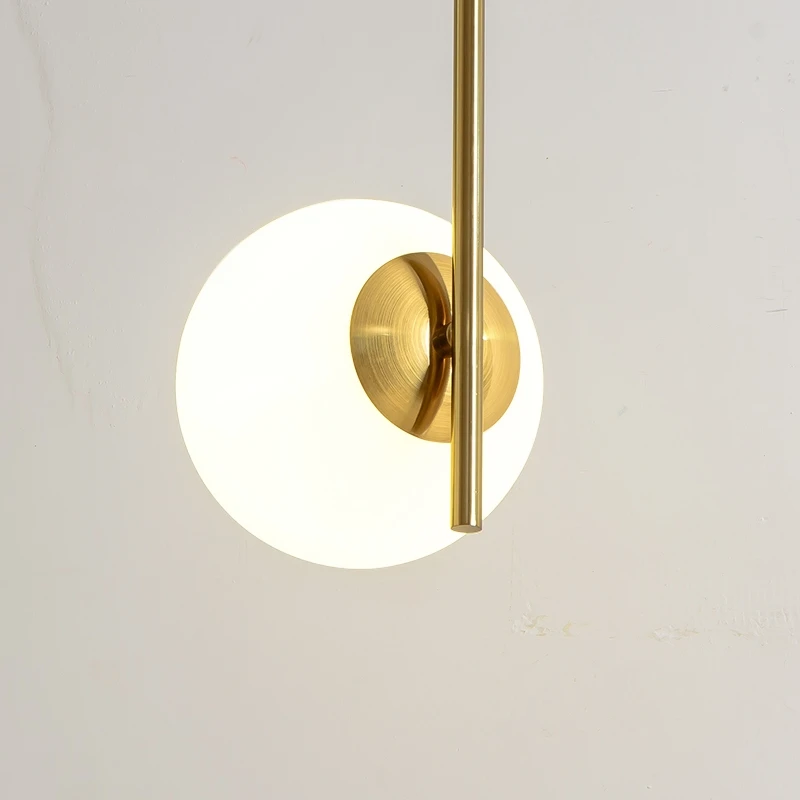 Po Šiuolaikinės Pakabukas Apšvietimas, Valgomasis, Baras, restoranas mėnulio laivas šviesos patalpų namuose, stiklo kamuolys lempos aukso lašas šviesos armatūra