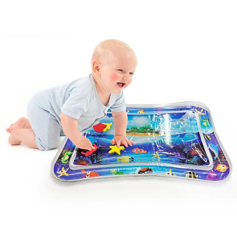 Pripučiami Pilvą Kartą Premium Vandens kilimėlis Kūdikiams ir mažiems Vaikams yra Puikus Įdomus laiko Žaisti Veiklos Centras Kūdikio vandens game pad