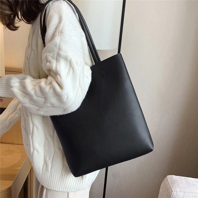 Rankinės moterims 2019 naujas krepšys oda moterų maišelį pečių maišą didelės talpos, aukštos kokybės nešiojamas tote bag