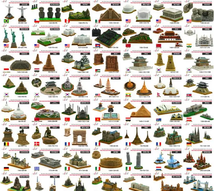 Rankų Dervos Amatų Pasaulio Architektūros Majų Piramidės Senovės Civilizacijos Pastato Modelis Home Office Apdaila