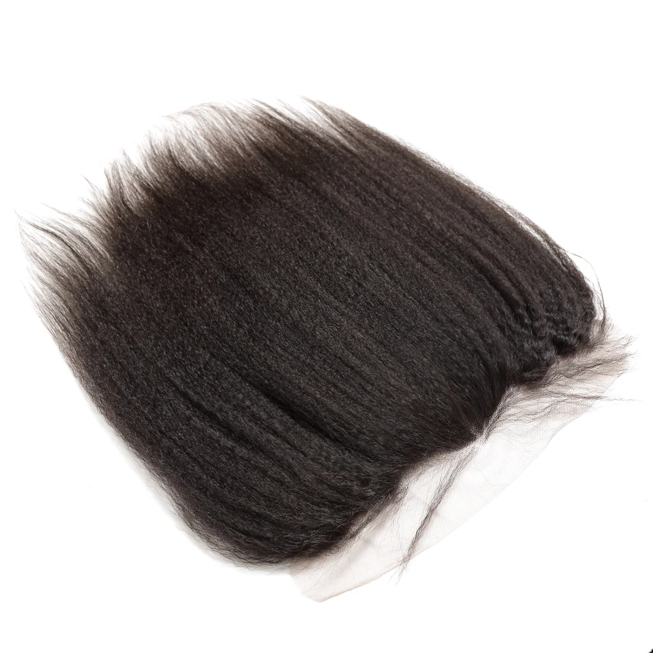 Rosabeauty Keistą Tiesiai Natūralių Spalvų Nėriniai Priekinio Uždarymo 13x4 Balinti Mazgų su kūdikio plaukų Brazilijos Remy Human Hair 8