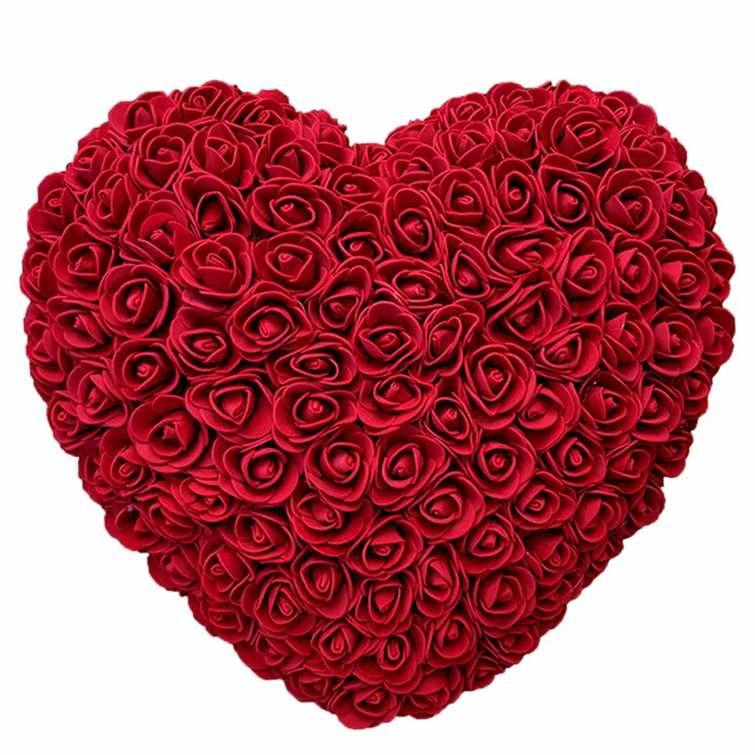 Rose Lokys Dirbtinės Gėlės Rožės Širdies Jubiliejų Kalėdų Rožės, Gėlės Valentino Dovana Draugei Vestuvių Dekoravimas