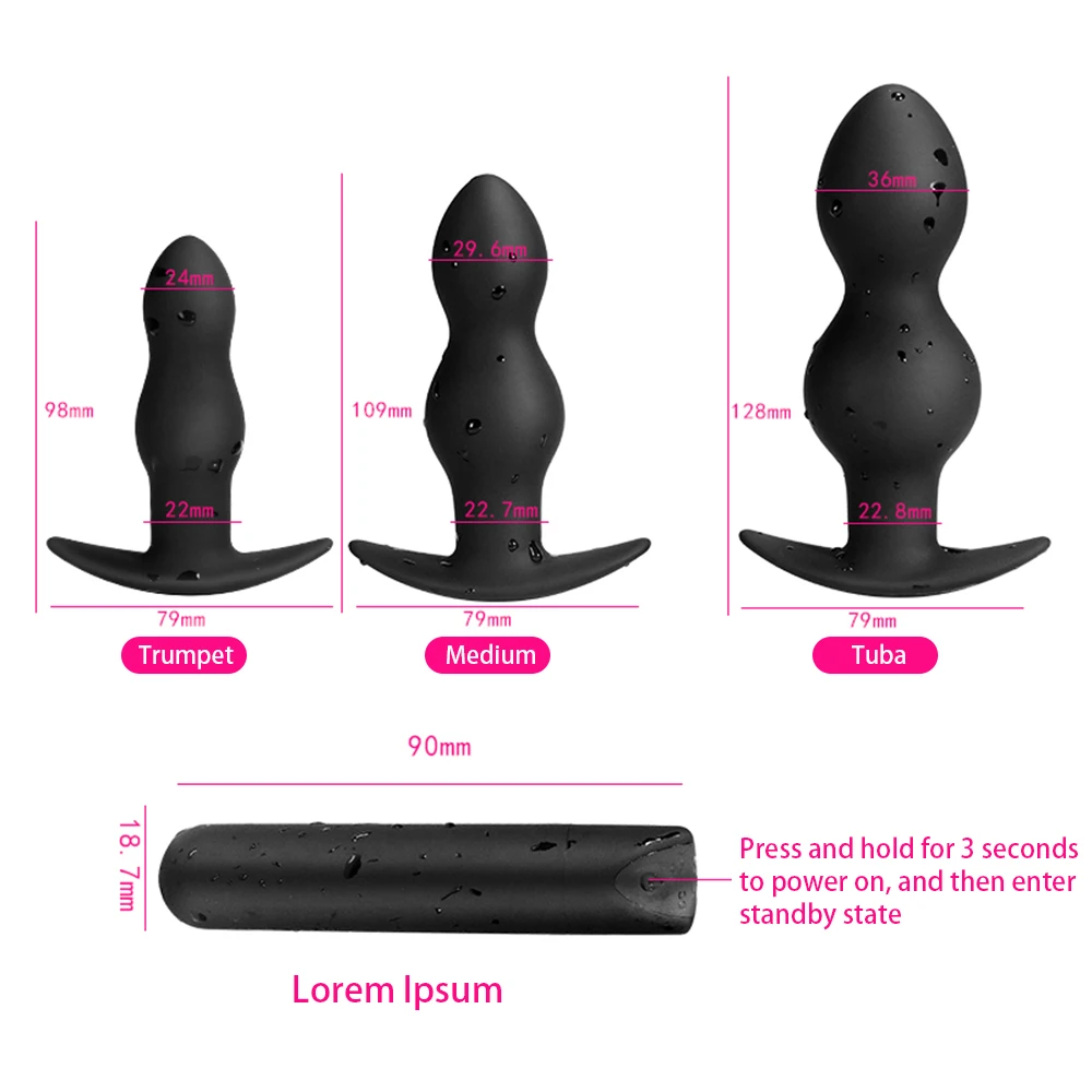 S/M/L analinis žaislai moteris Vyrai Belaidžio Nuotolinio valdymo analinis vibratorius prostatos massager sekso įrankiai gėjus priemonės vyrams pūlingas