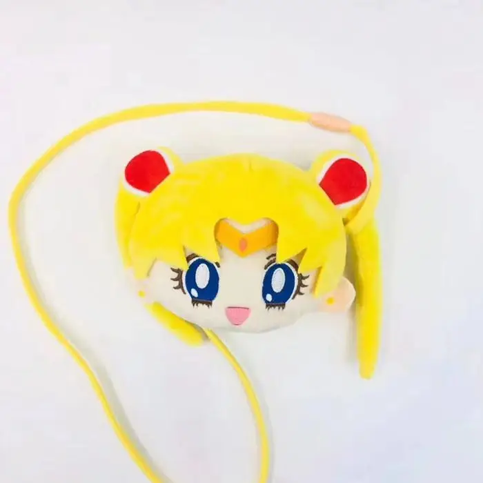 Sailor Moon Cosplay Žaislai Sailor Moon Duomenys Chibiusa,Ami Mizuno ,Rei Hino ,Kinas Makoto Pliušinis Kuprinė Vaikams Crossbody Krepšys