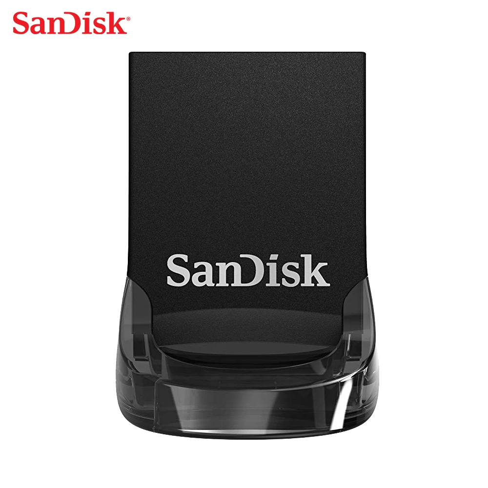 SanDisk Originalus USB 3.1 Flash Drive Ultra Super Mini Pen Drive 16GB 32GB 64GB 128 GB Memory stick Iki 130 MB/s Pendrive