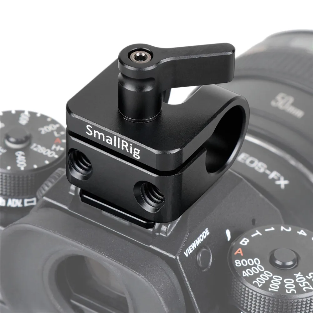 SmallRig Standartas 15mm Strypo Gnybtas su Karšto Batų Kalno Universal DSLR Fotoaparatas Batų Kalno Priedai - 1597