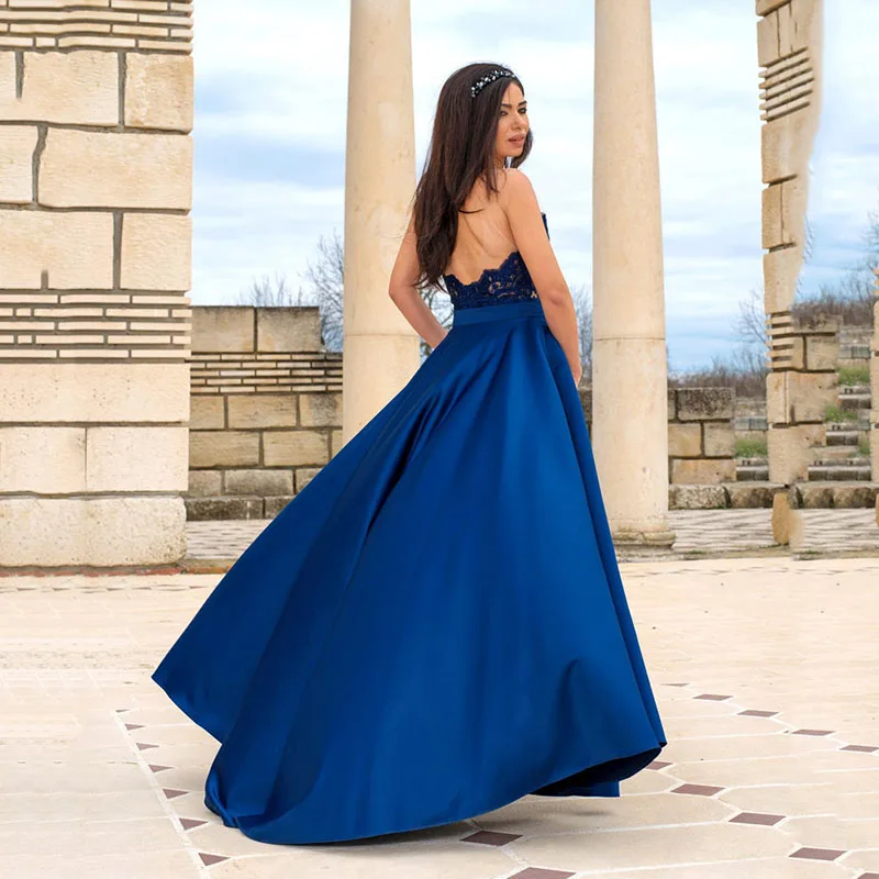 SoDigne Satino Prom Dresses, Su Nuimamu Traukinio 2021 Nėrinių Appliques Moterys Šalis Ilgai Oficialų Suknelė vestidos formales