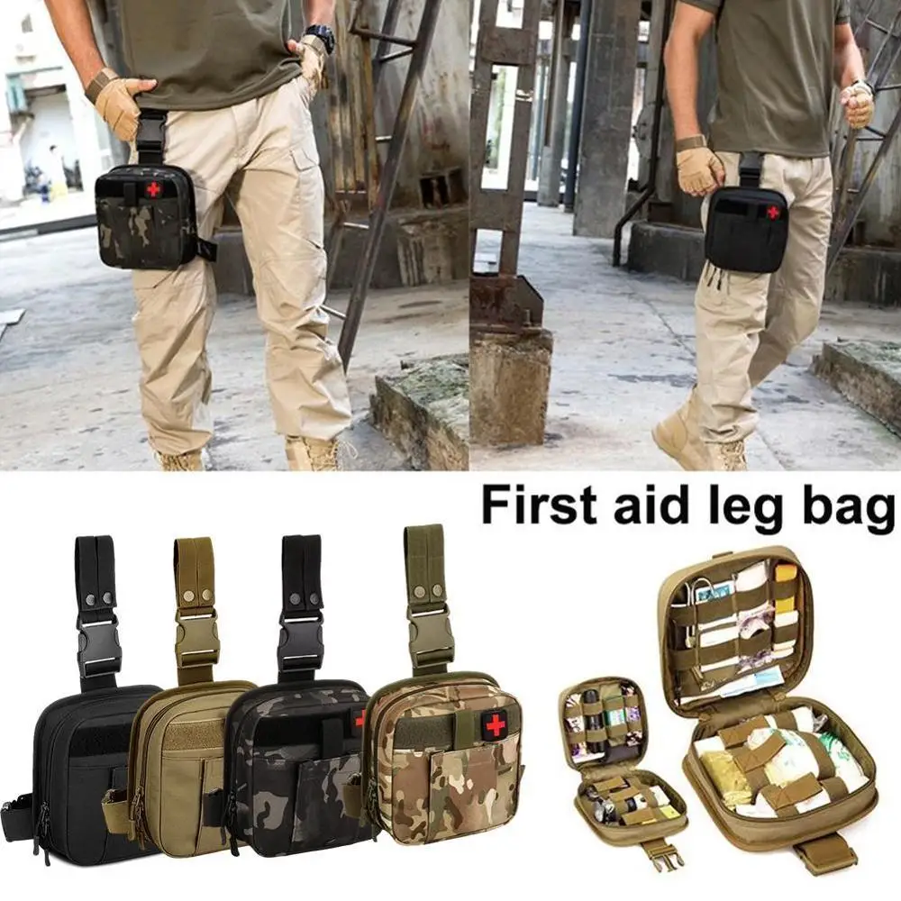 Taktinis Leg Drop Medicinos Maišelį Aksesuaras-Diržas Pakuotė Krepšiai Pirmosios Pagalbos Hip-Bum Taktiką, Karinių Vyrų Nailono Juosmens krepšys