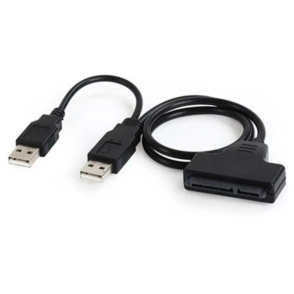 USB 2.0 iki 2.5 colių HDD 7+15pin SATA Kietąjį Diską Kabelis Adapteris iš SATA SSD & HDD USB2.0 Easy Drive Linijos