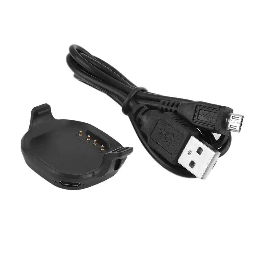 USB Maitinimo Įkrovimo Dokas Lopšio Pagrindo Juoda Įkroviklio Garmin Forerunner 10 & Pirmtakas 15 GPS Veikia Žiūrėti Smart Žiūrėti