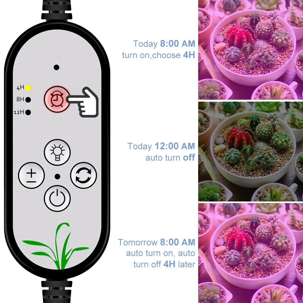 USB Visą Spektrą Augti Šviesos diodų (LED Augalų Lempos 5V vidaus LED Auginimo Lempos Gėlių Sodinukai Šiltnamio efektą sukeliančių Apšvietimo Fito LED Šviesos 5V