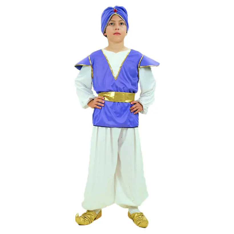 Umorden Vaikų Berniukų Indijos, Arabų Aladdin Princas Cosplay Etapo Rezultatus Maskuotis Šalis Halloween Kostiumai Arabijos Kostiumas Kostiumas