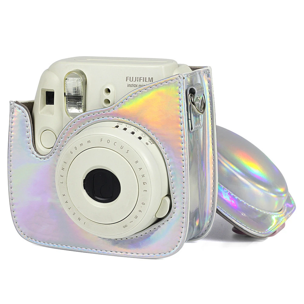 Už Fuji Fujifilm Instax Polaroid Mini 8 8+ 9 Simfonija Fotoaparato Krepšys Ryškios Spalvos Milteliai Apsaugine Danga Retro Odinis Fotoaparato Krepšys