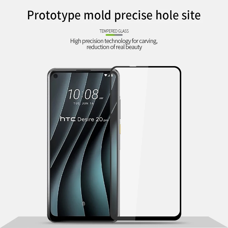 Už HTC Desire, 20 Pro Stiklas Grūdintas PINWUYO 9H Apsauginė Plėvelė HTC Desire 20 Pro Screen Protector, Grūdintojo Stiklo