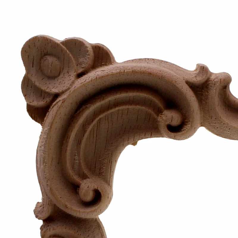 VZLX Namų Vestuvių Dekoravimo Reikmenys, Baldai Appliques Medžio Drožyba Kampe Medinis Dekoras Rėmo Sienelių Durų Woodcarving Decal