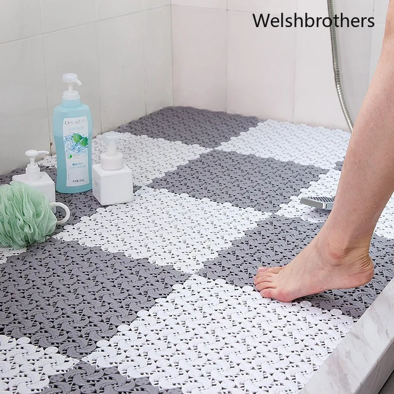 Vonios kambarys neslystantis kilimėlis, dušo kambarys, vonia neperšlampamas kilimėlis namų anti-rudenį sujungimas tualetas tualetas tualetas grindų kilimėlis vonios kambario grindų kilimėlis
