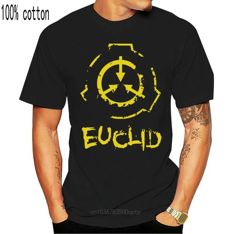 Vyrų marškinėlius SCP Foundation Euklido Unisex Marškinėliai Atspausdintas T-Shirt tees viršų