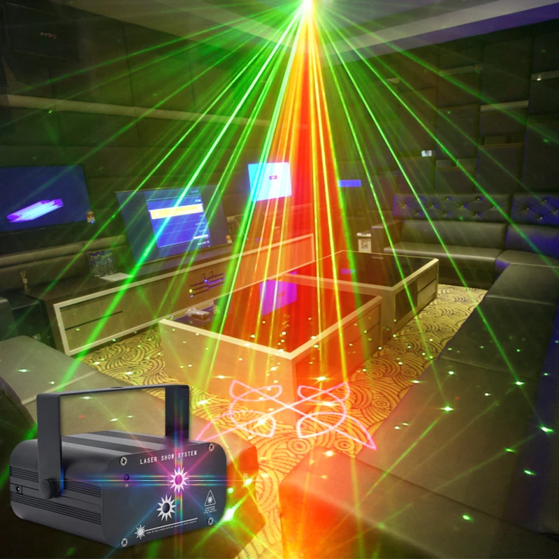 WUZSTAR 48 Modelius Disco šviesos, Lazerių Etape lemputė Šalis DJ Šviesos kamuolys KTV Projektorius, Apšvietimo Efektas Baras Klubo Vestuvių garso