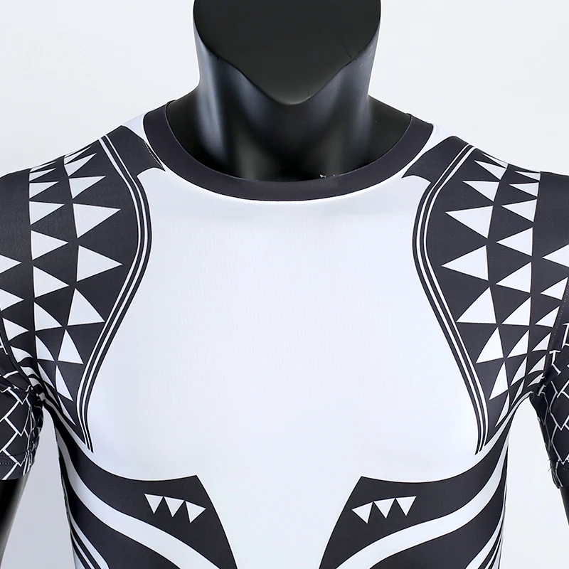 XL-4XL Suspaudimo Marškinius Vyras 3D Atspausdintas T marškinėliai Vyrams Punk Modelis Cosplay Kostiumas trumpomis Rankovėmis Viršūnes Vyrų Drabužiai.