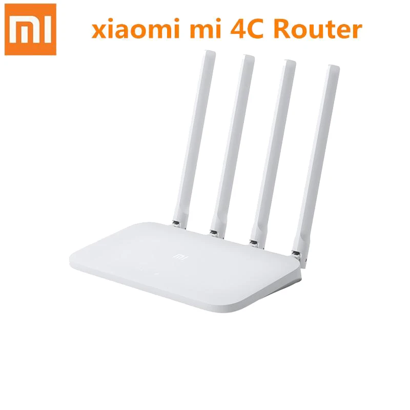 Xiaomi Mi WIFI Router 4C 64 RAM, 802.11 b/g/n 2.4 G 300Mbps 4 Antenos Smart APP Kontrolės Juosta Bevielis Maršrutizatorius Kartotuvų