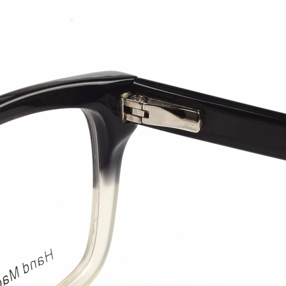 YOUTOP Vyrų Optinių Rėmelių Moterų akiniai Fullrim dviejų spalvų Stačiakampio acetatas Patchwoek Mados akiniai Rėmeliai K9046