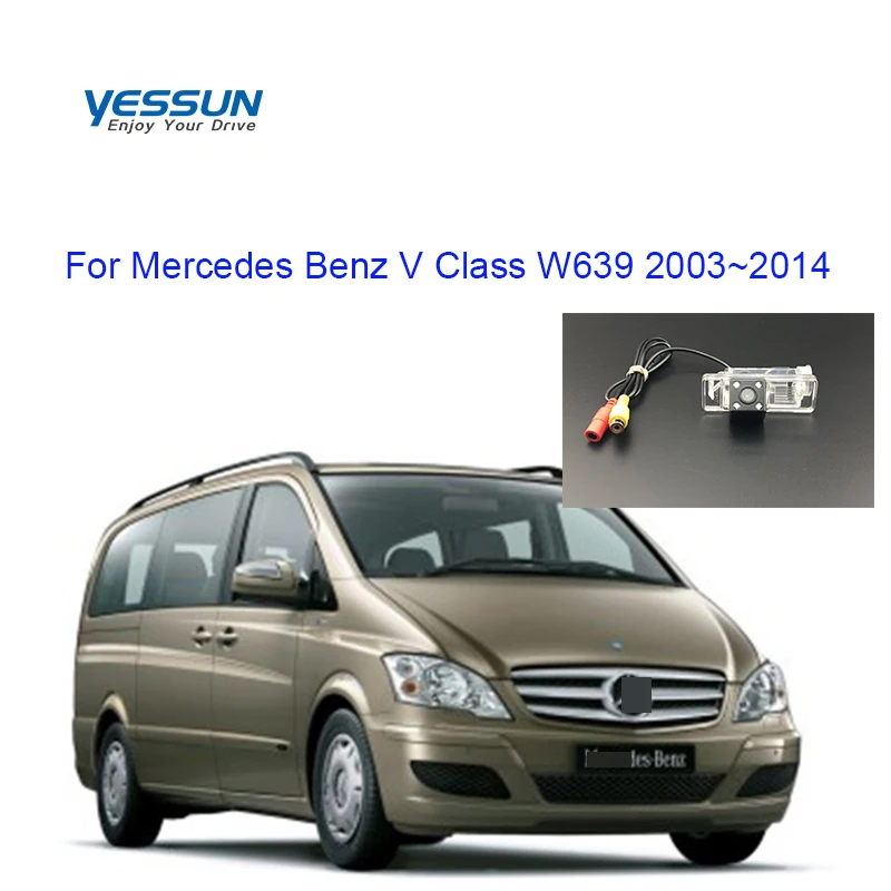 Yessun automobilio kamera Skirta Mercedes-Benz V Klasė V Klasė W639 2003~galinio vaizdo kamera /atbulinės eigos kamera automobilio licencijos veidrodinis fotoaparatas