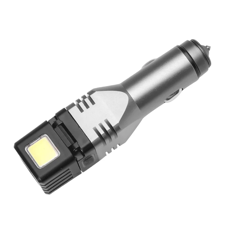 ZK20 LED Žibintuvėlis MINI Automobilių Apmokestinimo Žibintų Fakelas Galinga Lempa Built-in Li-ion Baterija Automobilio Cigarečių Degiklio Lizdo