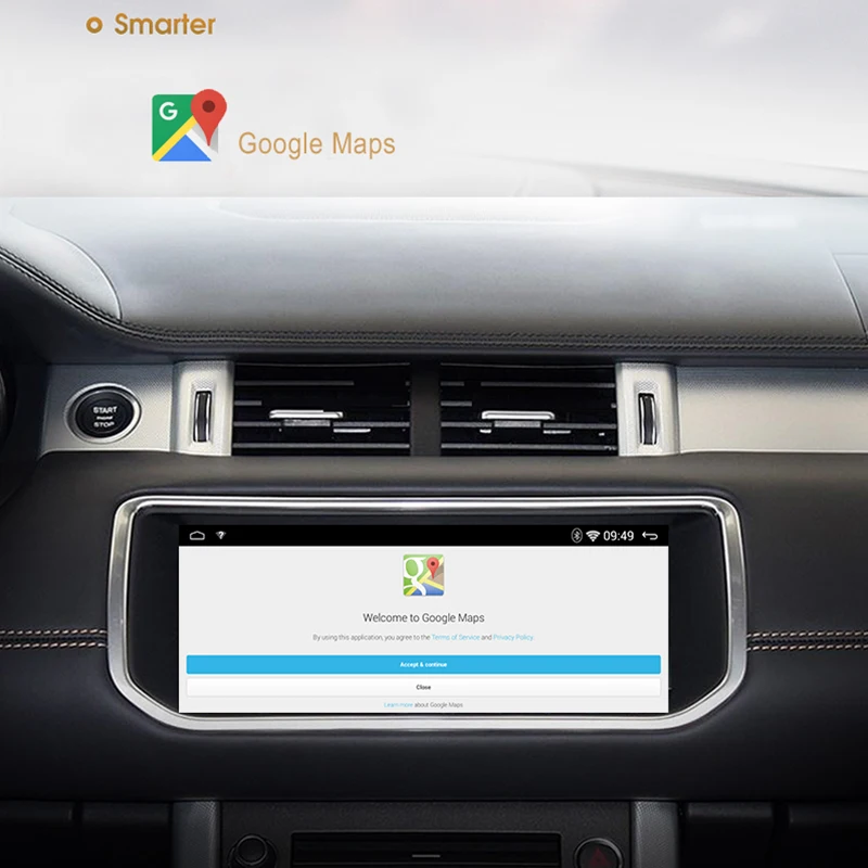 ZUOLV Android 9.0 GPS Navigacija, Garso grotuvas, radijo Range Rover Discovery5/EVOQUE/ 12-16 Bluetooth WIFI Aštuonių Branduolių 4GB+64GB
