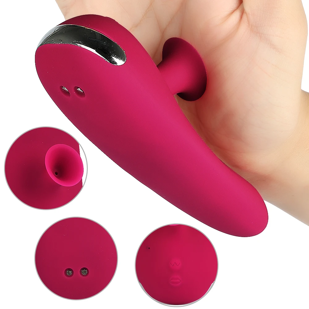 Čiulpti Vibratorius Moterims Makšties G Spot Klitorio Stimuliacija USB Įkrovimo Oralinis Seksas Spenelių Gyvis Vibratorius Sekso Žaislas, skirtas Suaugusiųjų