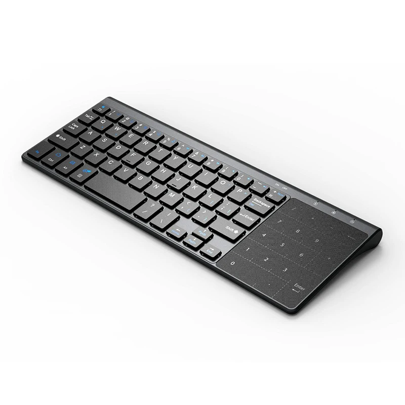 1 Vnt Wireless Keyboard 2,4 GHz Mini Multimedia Keyboard For Notebook Laptop KOMPIUTERIO 