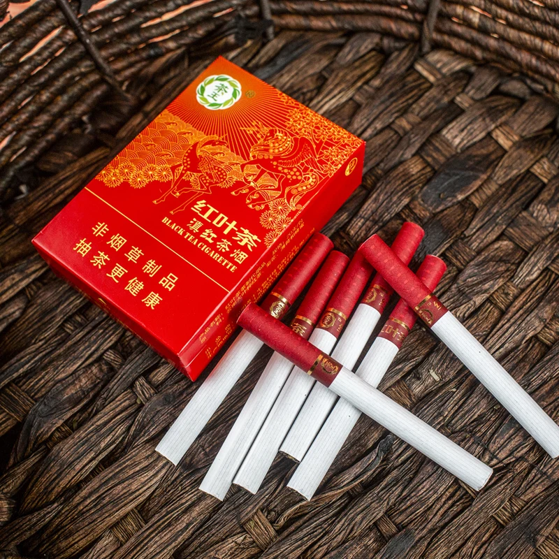 10 Pakuočių Kinijos Juoda Arbata, Dūmų Aromaterapija Mesti Rūkyti Artefaktas Raudona Lapų Arbata Cigarečių Ne tabako Produktai, Nr. Nikotino