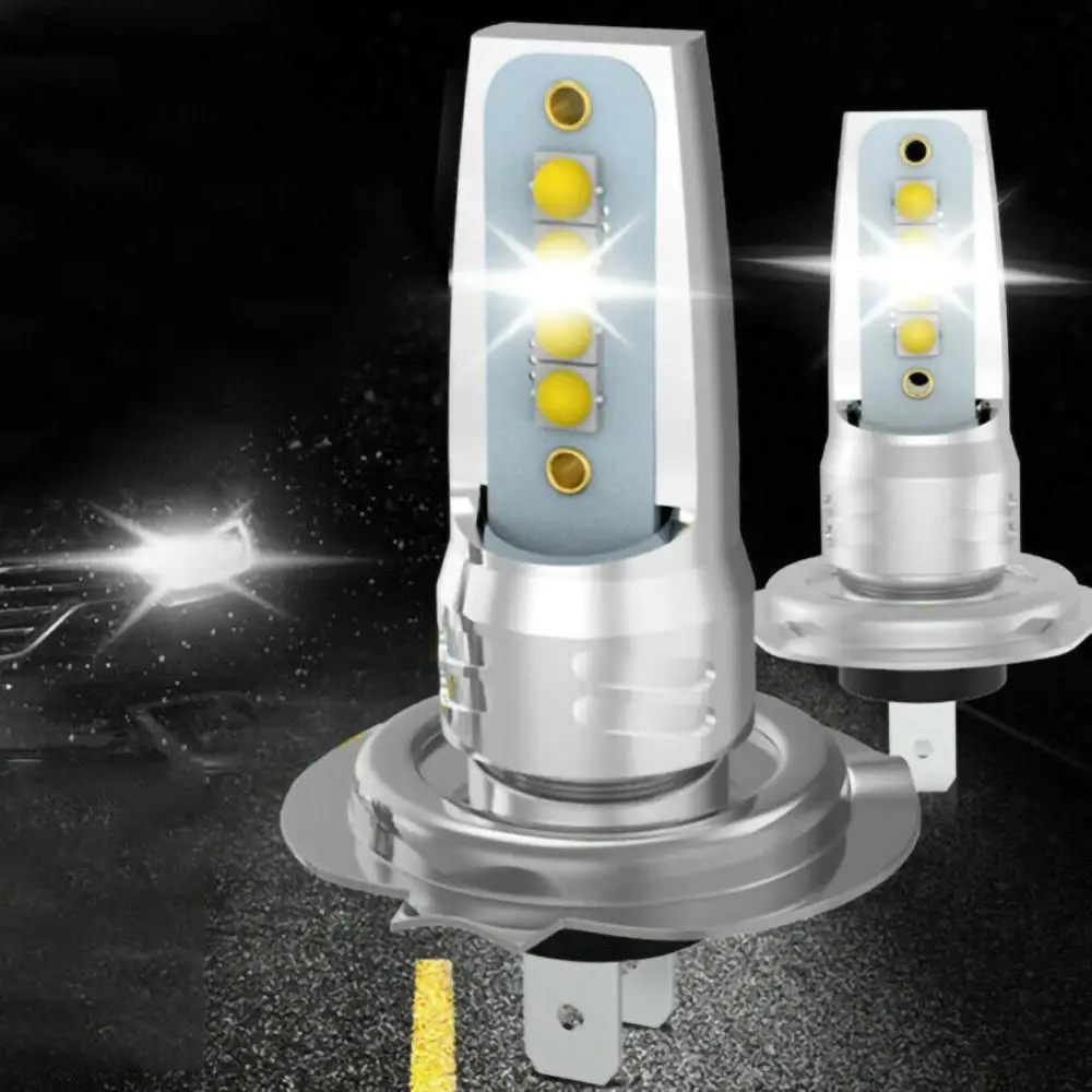 1Pair H7 LED Žibintų Konversijos Rinkinys Cob Lemputė 110W / 10000LM Baltas Mažas