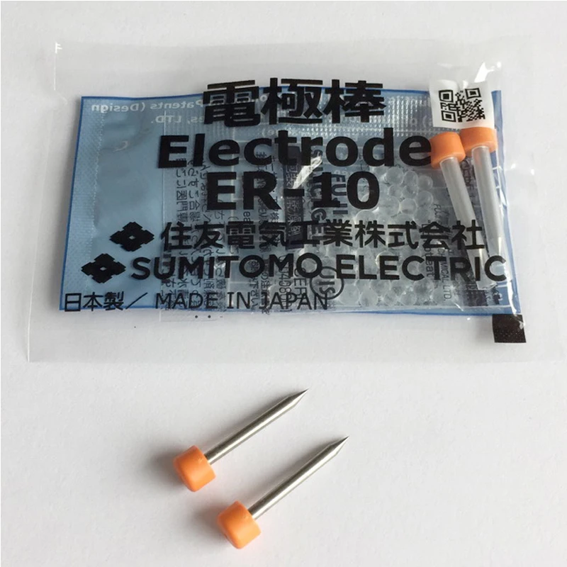 1pair ER-10 Elektrodai Sumitomo Tipas-39 TIPAS-66 TIPAS-81C T-žemiau 600c 400S Optinių Skaidulų Sintezės Splicer Elektrodas lazdele