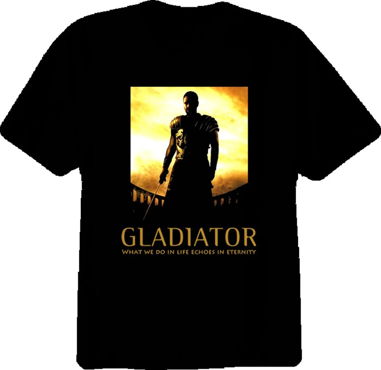 2017 Atvykimo Įgulos Kaklo Trumpas Rankovėmis Ūgio Gladiatorius Filmas Populiarus Kietas Russell Crowe Marškinėliai Vyrams