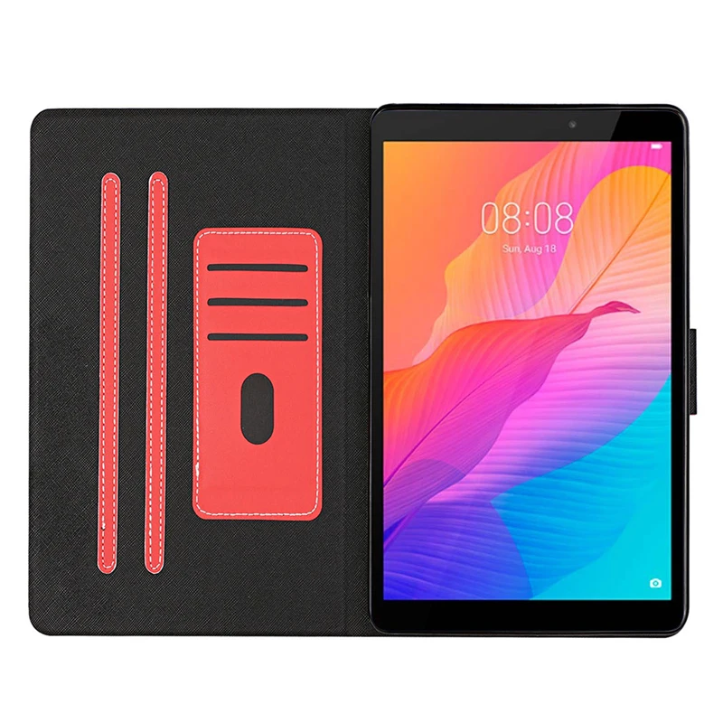 2020 Naujas Verslas Huawei MatePad T8 Kobe2-L03 KOBe2-L09 8.0 colių PU odos Minkštos TPU apversti stovo dangtelis