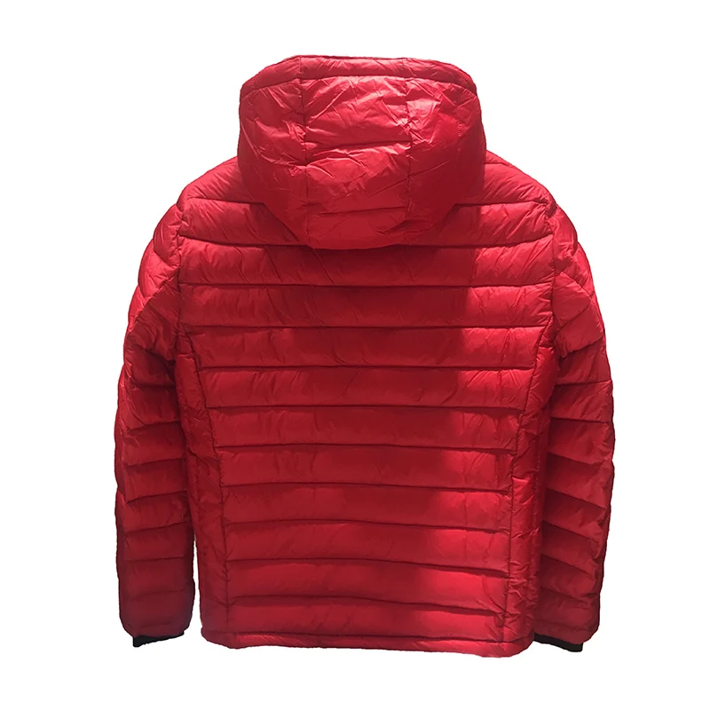 2020 m. Aukštos Kokybės Vyrų Žiemos Striukė Mados Raudona Medvilnės Puffer Jacket Striukė Biologinių Medvilnės Mens Žiemos Paltai Prekės Gobtuvu Kailis