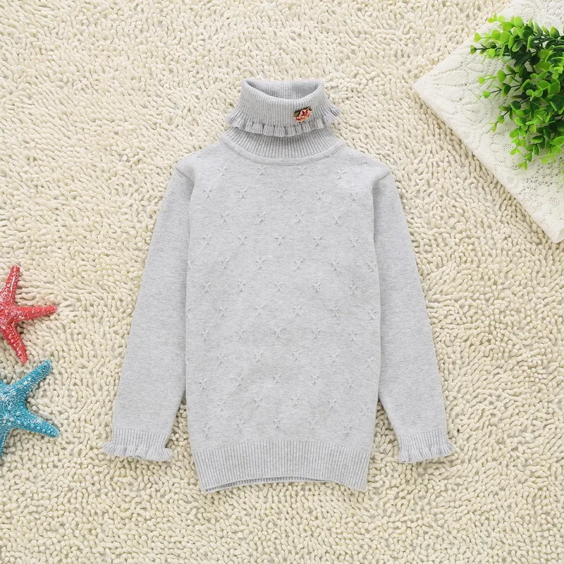 2020 m. žiemos mergaičių megztiniai vaikams žiemos medvilnės džemperis vaikams drabužių 4-12 metų 13316