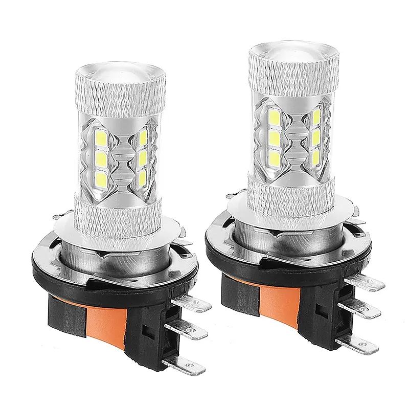 2vnt H15 LED Automobilių Žibintų Lemputės 40W 4000lm 6000K Super Bright White Automobilių Žibintų Šviesos Šaltinis Universalus tinka 12V Transporto priemonių