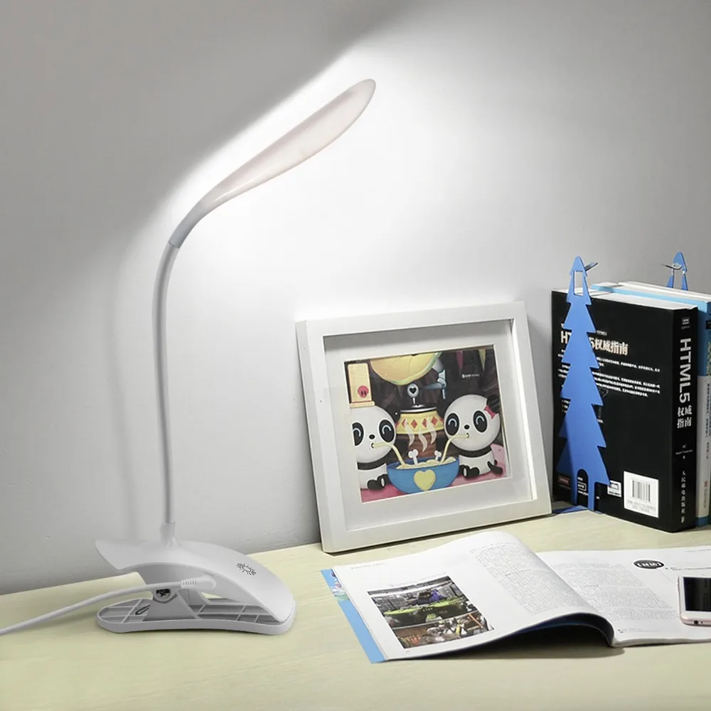 3 Lygių Ryškumo Pritemdomi LED Stalo lempa USB LED Stalo lempa Touch Jutiklių-Kontrolės Tyrimas Skaityti Knygos šviesa Įrašą Stendas