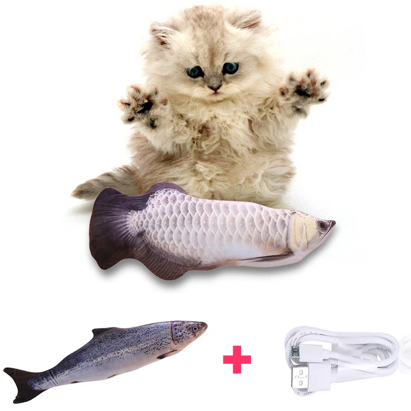 30 CM Pliušinis Naminių Kačių Modeliavimas Žuvų Žaislas Kūrybos Naminių Kačių Kačiukų Kramtomoji Žaisti Žaislo Kramtymas Prekių Dropshiping