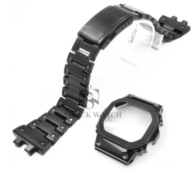 316L Nerūdijančio Plieno Bezel Už Casio G-Shock GMW-B5000 Dirželis watchband GMW-B5000GD-9A GMW-B5000D-1ADR Žiūrėti Juosta Atveju Bamperis