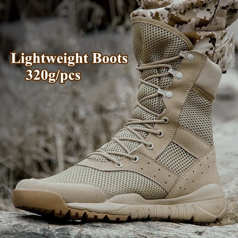 35 48 Dydis Vyrai Moterys Ultrallight Lauko Laipiojimo Bateliai Taktinio Mokymo Armijos Batai Vasaros Kvėpuojantis Akių Pėsčiųjų Desert Boot