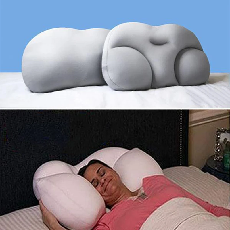 3D Visų pusių Miego Pagalvės Debesys Pagalvės, Daugiafunkcinis Miega Kiaušinių Pagalvė Minkšta Atminties Putų Kaklo Pagalvė Sumažinti Slėgio Įrankis