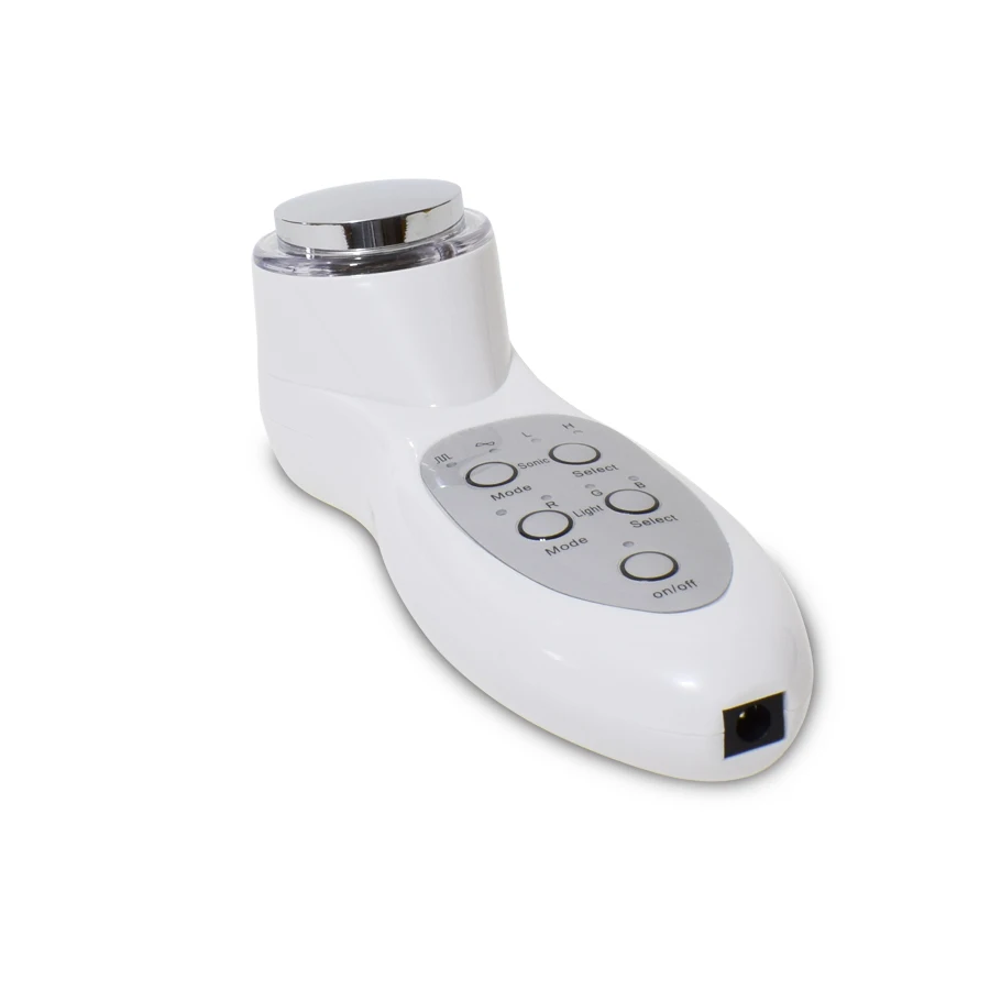 3Mhz Ultragarsinis Veido Massager 7 LED Veido Odos atjauninimo Iontophoresis Priežiūra Odos Valiklį, Veido Grožio 110-240V
